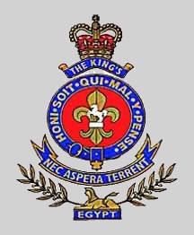 King's Regiment Badge.
