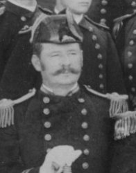 James W. Carlin, USN c.1888 so before surviving the Samoa Hurricane on USS Vandalia.