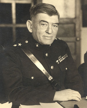 John A. LeJeune, USMC after surviving the Samoa Hurricane on USS Vandalia.